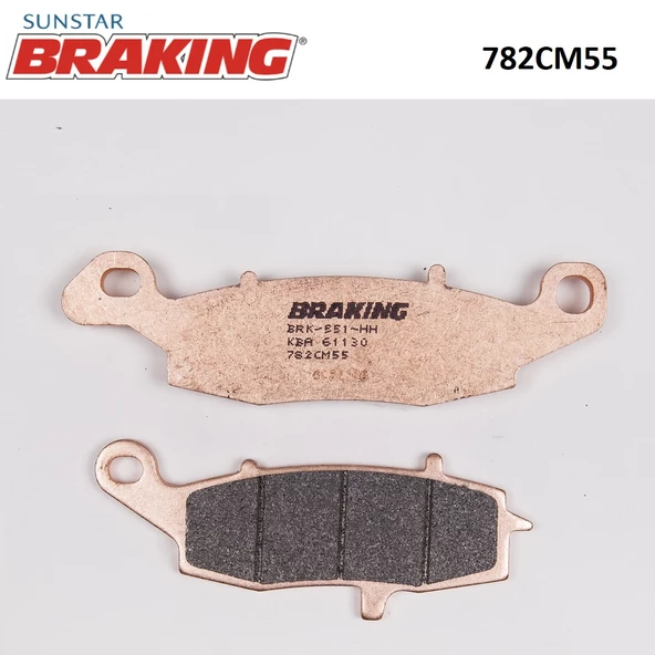 SİNTERLİ SOL ÖN FREN BALATASI / KAWASAKI / ER-6F / ER-6N / 650cc / ÖN SOL  / 2006-2007-2008-2009-2010-2011-2012-2013-2014-2015-2016