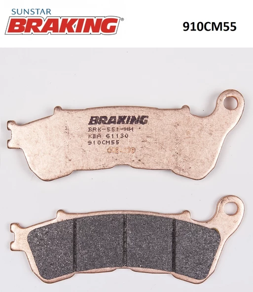 SİNTERLİ FREN BALATASI / HONDA / CB 600F HORNET / 600cc / ÖN İKİ TAKIM KULLANIR / 2007-2008-2009-2010-2011-2012-2013