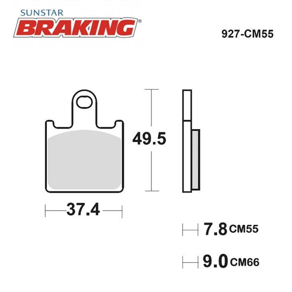 SİNTERLİ ÖN FREN BALATASI / KAWASAKI / GTR 1400 / 1400cc / ÖN İKİ TAKIM KULLANIR / 2008-2009-2010-2011-2012-2013-2014-2015-2016
