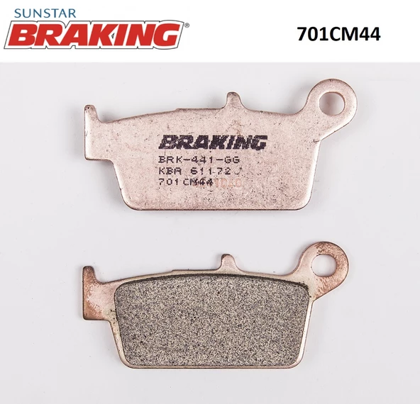 SİNTERLİ ARKA FREN BALATASI / GAS GAS / EC / 250cc / ARKA  / 2003-2004-2005-2006-2007-2008-2009-2010