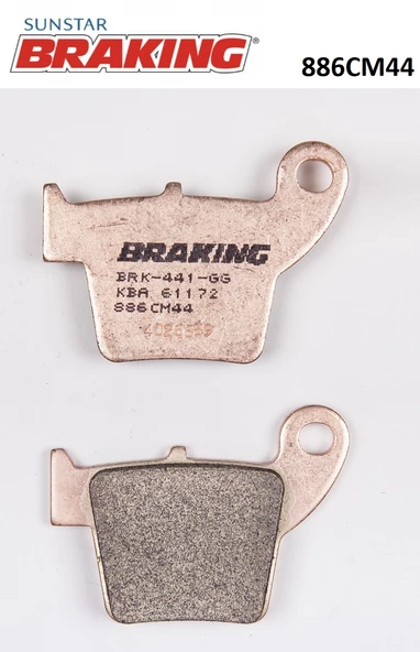 SİNTERLİ FREN BALATASI / HONDA / CRF 250 R / 250cc / ARKA  / 2004-2005-2006-2007-2008-2009-2010-2011-2012-2013-2014-2015-2016-2017-2018-2019-2020-2021-2022