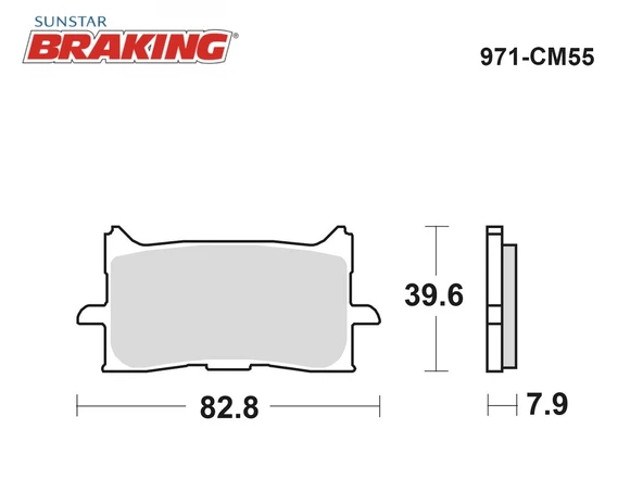 SİNTERLİ ÖN FREN BALATASI / HONDA / CB 125 R / 125cc / ÖN  / 2018-2019-2020 - 2
