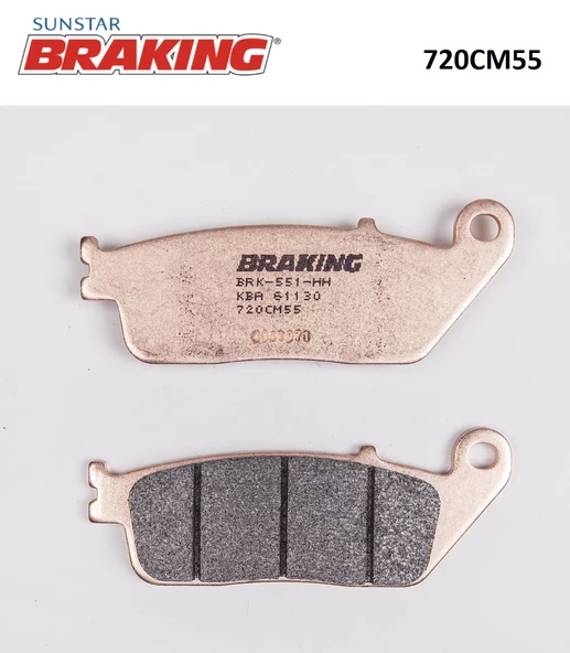 SİNTERLİ ÖN FREN BALATASI / HONDA / CB 500F / 500cc / ÖN / 2013-2014-2015-2016-2017-2018-2019