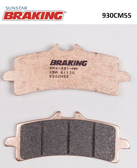 SİNTERLİ ÖN FREN BALATASI / APRILIA / RSV4 FACTORY / 1000cc / ÖN İKİ TAKIM KULLANIR / 2009-2010-2011-2012-2013-2014-2015-2016