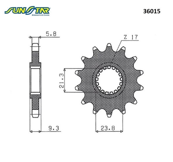 ÖN DİŞLİ / CF MOTO / MT / 800cc / (DİŞLİ SAYISI : ORİJİNAL-1) / 2021-2022-2023