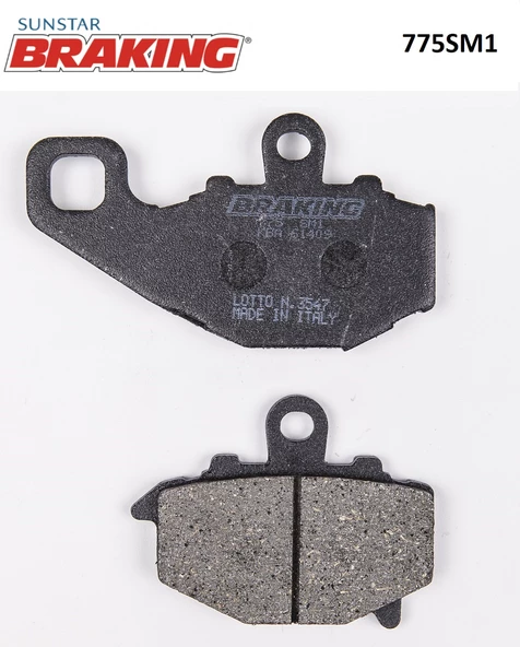 YARI METALİK ARKA FREN BALATASI / KAWASAKI / ER-6F / ER-6N / 650cc / ARKA  / 2006-2007-2008-2009-2010-2011-2012-2013-2014-2015-2016