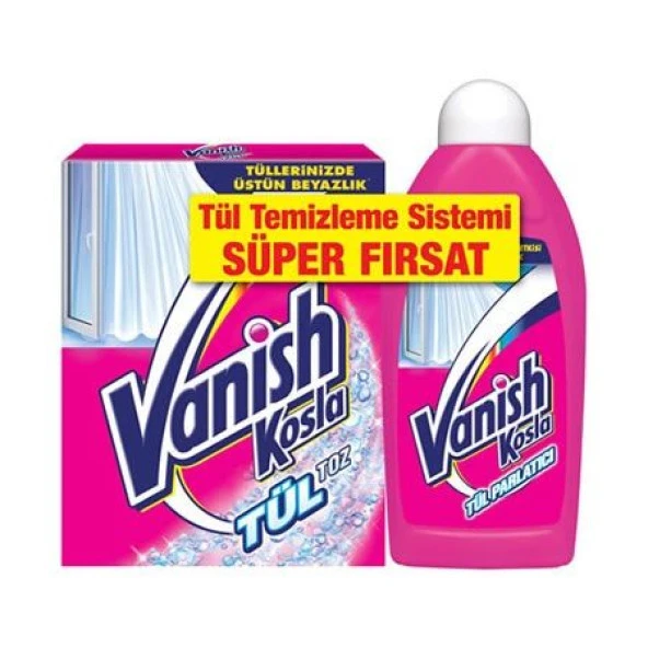VANİSH KOSLA TÜL TOZ VE PARLATICI 450 G+450 ML