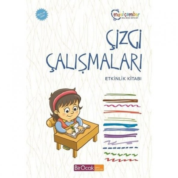 Çizgi Çalışmaları Etkinlik Kitabı (48 Ay Ve Üzeri / Spiralli) - Fatma İşler - Bir Ocak Yayınları