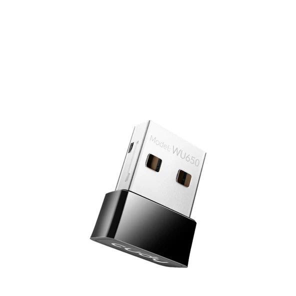 Cudy Adp Wu650 Ac650 2.4Ghz/5Ghz 650Mbps 2Dbi Dahili Anten Mu-Mımo Kablosuz Usb Wi-Fi Adaptör