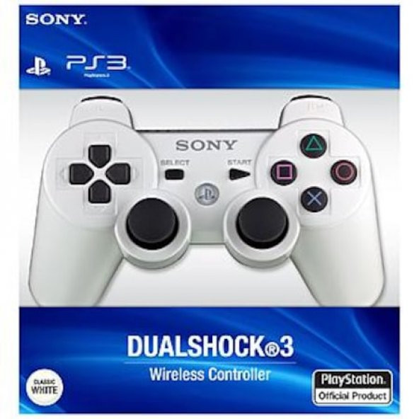 Sony PS3 Joystick PS3 Oyun Kolu Dualshock 3 Beyaz