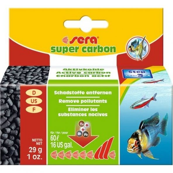 Sera Süper Aktif Karbon 29 gr