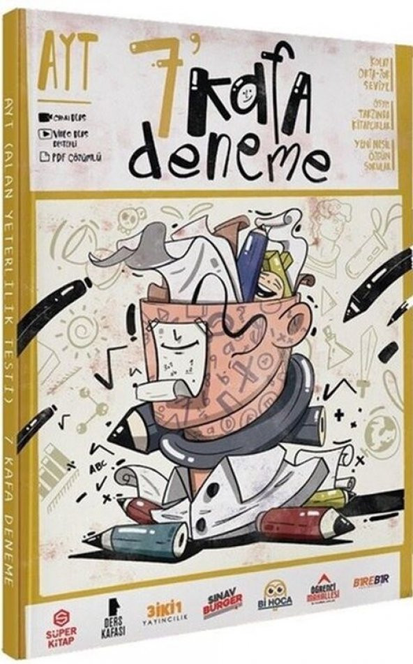 AYT 7 Kafa Deneme Süper Kitap Yayınları - 1