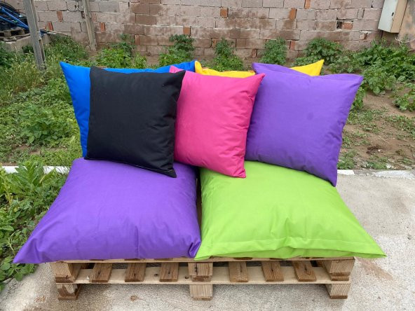 ELYAF SEPETİ ÇOK AMAÇLI 50X50 YER BAHÇE MİNDERİ İÇ/DIŞ MEKAN SU GEÇİRMEZ - 4