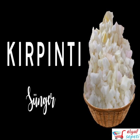 Elyaf Sepeti 15 kg Kırpıntı Sünger Yatak ve Yastık Dolum Maddesi
