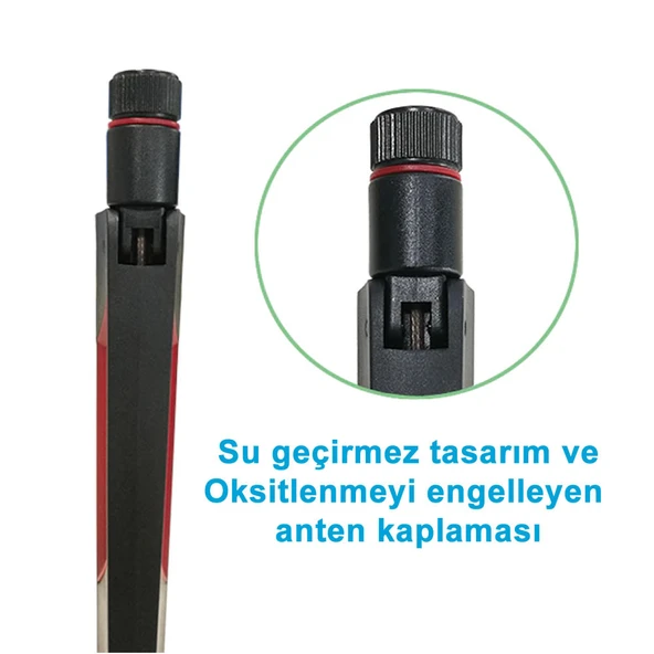 12dbi Dual Band Anten RP Sma Erkek 2.4ghz 5.8ghz Rf Gsm Wifi Sinyal Kuvvetlendirici Anten 2g/3g/4g - Resim 6