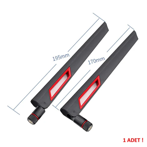 12dbi Dual Band Anten RP Sma Erkek 2.4ghz 5.8ghz Rf Gsm Wifi Sinyal Kuvvetlendirici Anten 2g/3g/4g - Resim 2