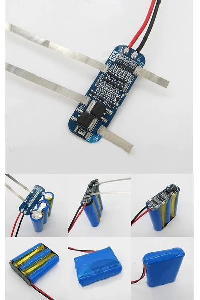 3s 10a Bms Lityum Li-ion Batarya Koruma Kartı - 18650 Li-ion Lipo - Resim 7