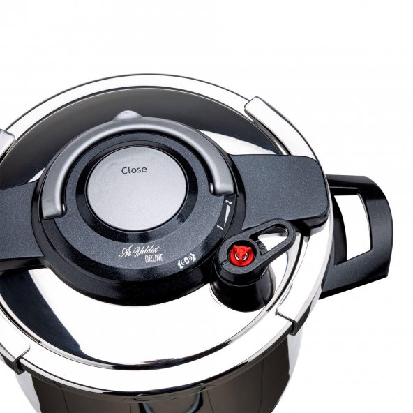 Aryıldız Düdüklü Tencere Drone Siyah 6 Lt - 2