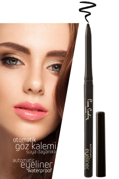 Pierre Cardin Eyeliner Automatic - Açılıp Kapanabilen Suya Dayanıklı Siyah Göz Kalemi - 2