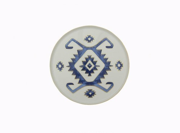 Porland Arabesque Desen5 Düz Tabak 18cm