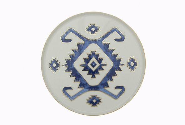 Porland Arabesque Desen5 Düz Tabak 27cm
