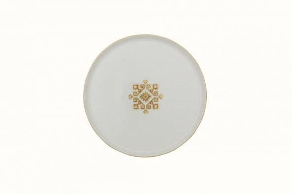 Porland Arabesque Desen1 Düz Tabak 21cm