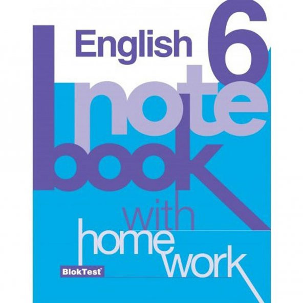 Tudem Bloktest 6 English Note Book With Home Work