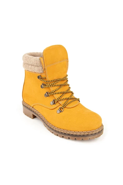 Muya Alegro Anatomik Taban Hakiki Deri Nubuk Kadın Bot - 10