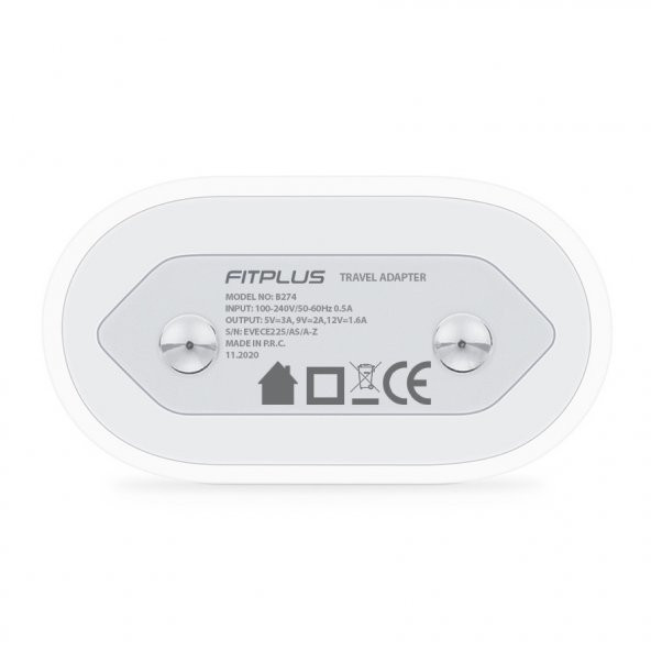 FitPlus Bianca B274 20W PD Type-C Çıkışlı Şarj Aleti Adaptör - 4