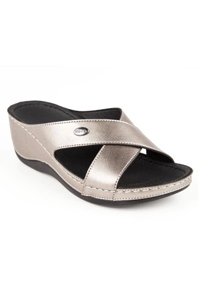 Muya Belle Anatomik Taban Dört Mevsim Kadın Terlik - Resim 12