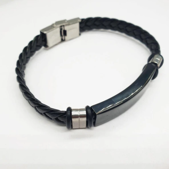 Örgülü Kilitli Erkek Bileklik - 7