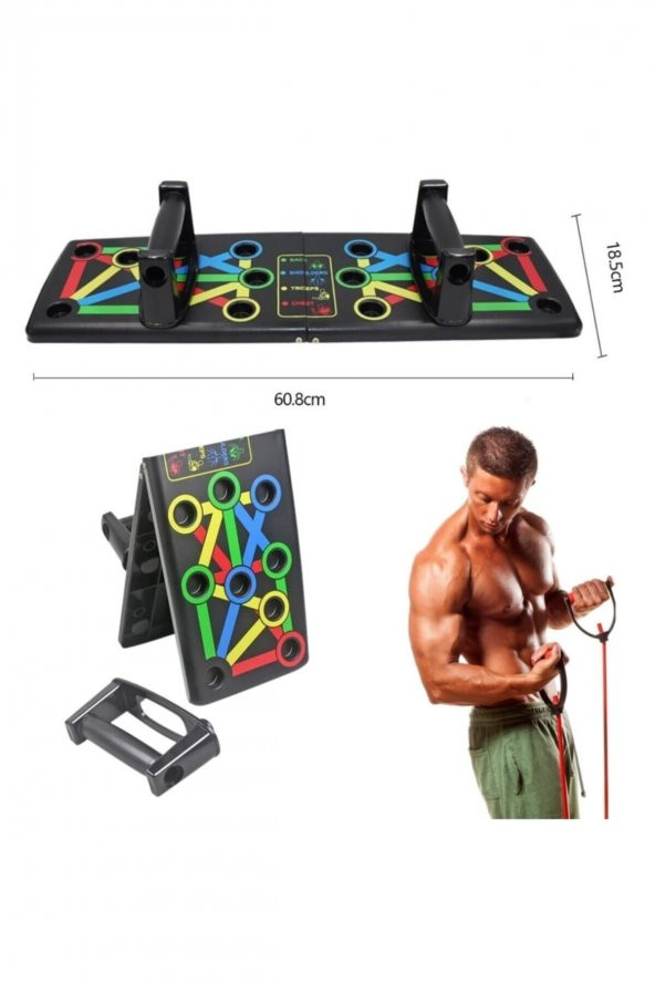 Şınav Tahtası Platformu Fitness Spor Kondisyon Sağlama Aleti - 4