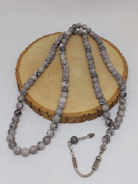 Jasper Taşı 99luk Tesbih 8mm (9808) - Resim 3