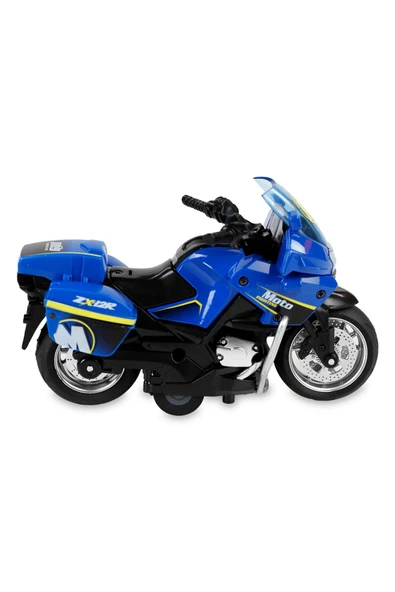Hızlı ve Heyecanlı: Çek Bırak Metal Motorsiklet 12cm. - 2