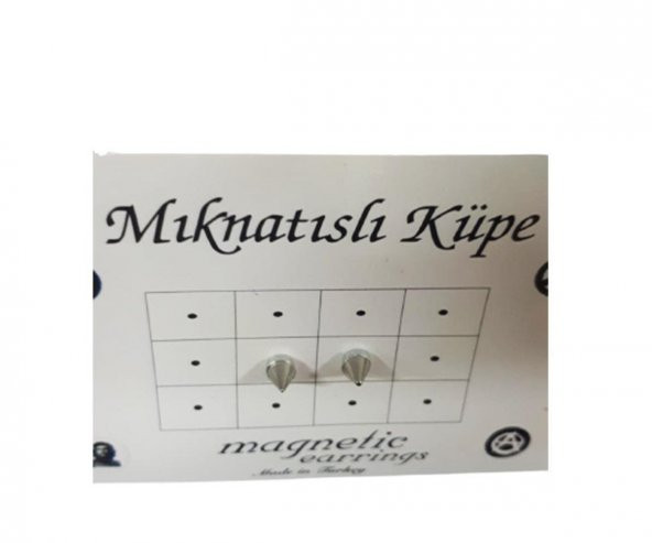 Magnetic Çelik Mıknatıslı Küpe Çift - 2
