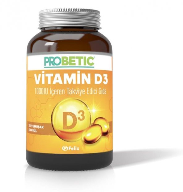 PROBETIC Vitamin D3 Kapsül