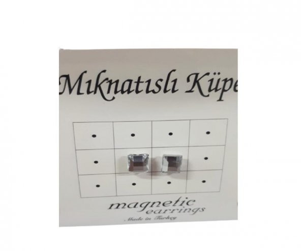 Magnetic Mıkatıslı Küpe Parlak Çift - 2