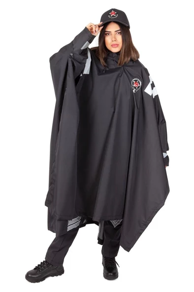 Yeni Tip Kamu Özel Güvenlik Kadın Yağmurluk (Su Geçirmez Panço) - 3