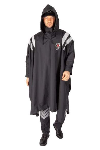 Yeni Tip Kamu Özel Güvenlik Erkek Yağmurluk (Su Geçirmez Panço)