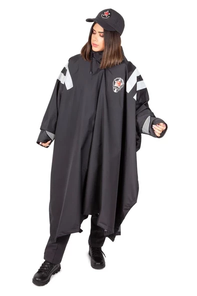 Yeni Tip Kamu Özel Güvenlik Kadın Yağmurluk (Su Geçirmez Panço) - 5