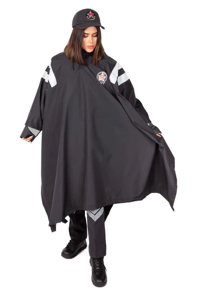 Yeni Tip Kamu Özel Güvenlik Kadın Yağmurluk (Su Geçirmez Panço) - 4