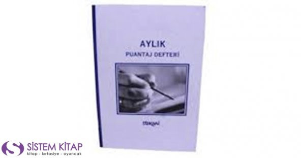 ÖZKAN PUANTAJ DEFTERİ AYLIK 12 ADET