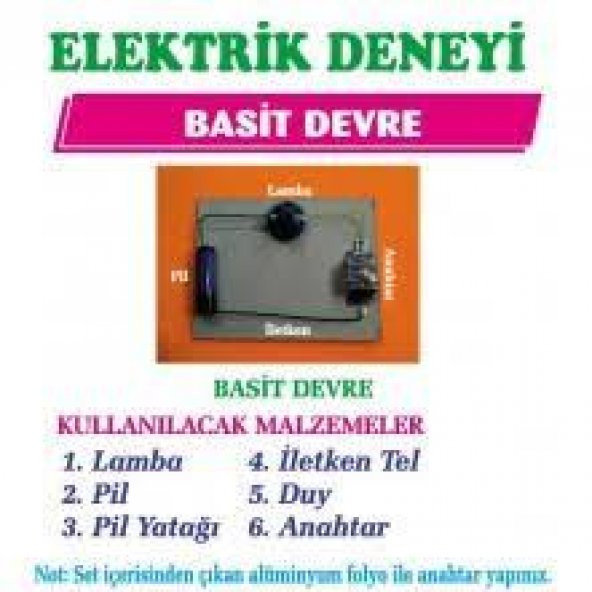 ELEKTRİK DENEY SETİ BASİT DEVRE