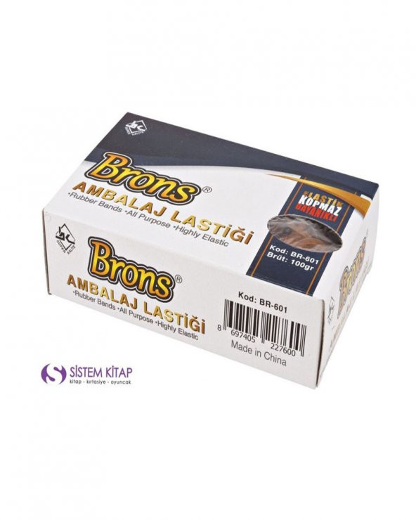 BRONS AMBALAJ LASTİĞİ  100 GR 100 KAUÇUK