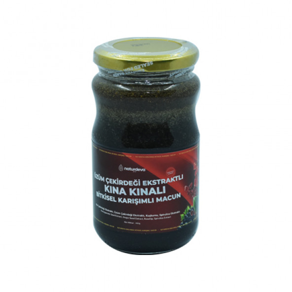 Naturdeva Üzüm Çekirdeği Kınalı Bitkisel Karışımlı Macun 450 gr