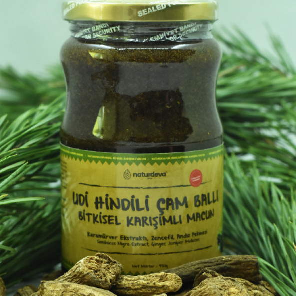 Udi Hindili Çam Ballı Bitkisel Karışımlı Macun 450 Gram - 2