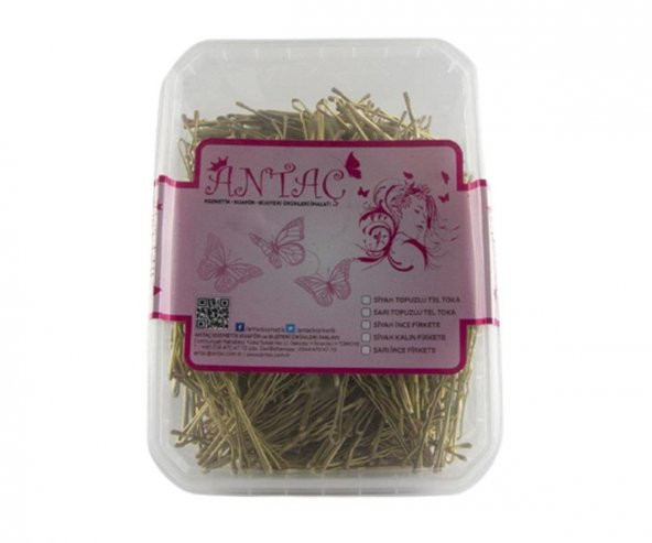 Antaç Sarı Topuzlu Tel Toka 500 Gr