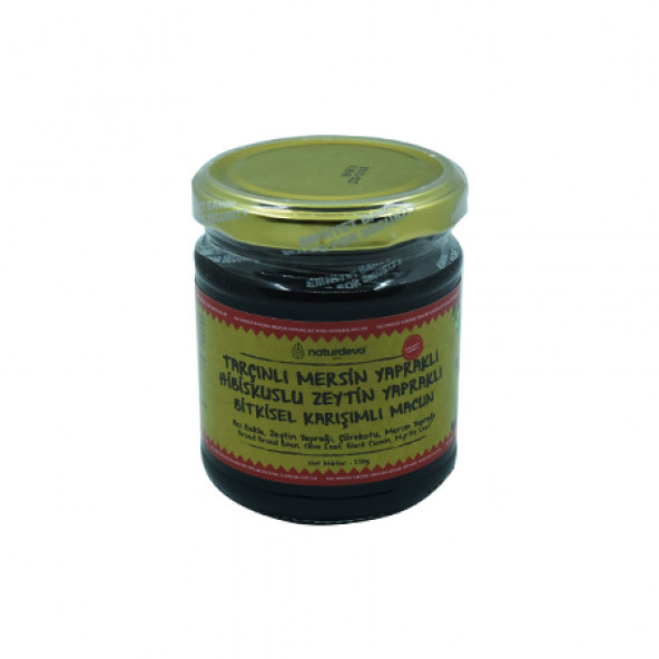Naturdeva Tarçınlı Mersin Yapraklı Hibuskuslu Zeytin Yapraklı Bitkisel Karışımlı Macun