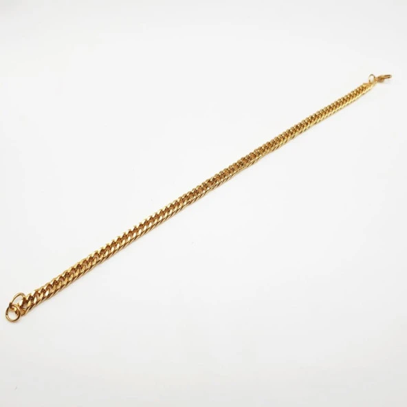 Altın Rengi Çelik Bileklik - 6