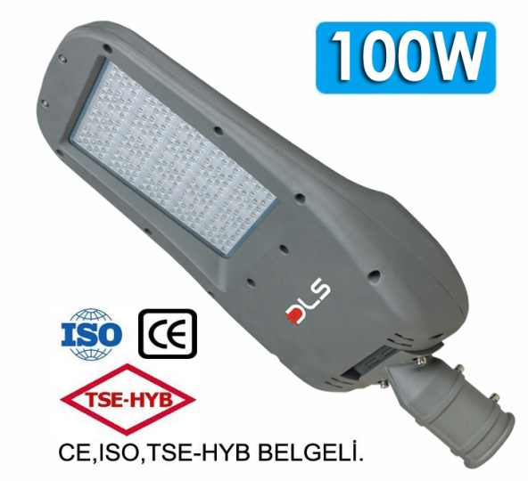 100W Led Yol Sokak Armatür DLS Park Bahçe Çevre Site Bina Dış Mekan Lamba Aydınlatma Ledli Sokak Armatürü